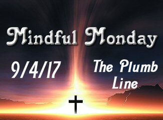 Mindful Monday -the plumb line