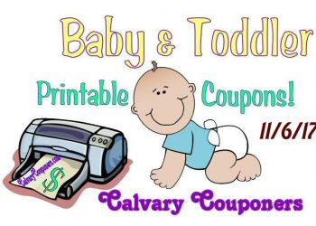 Baby and Toddler Coupons 11-6-17