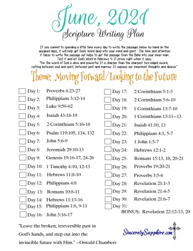 June 2021 scripture writing plan thumb