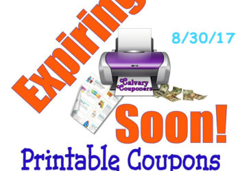 Expiring Soon Coupons for 8-30-17