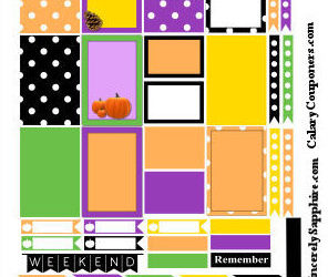 Autumn Planner Printable Planner Stickers FREEBIE
