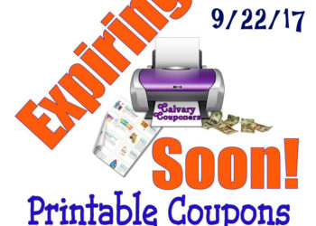 Expiring Coupons for 9-22-17