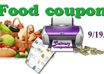 Food Only coupons for 9/19/17