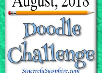August 2018 Doodle Challenge banner