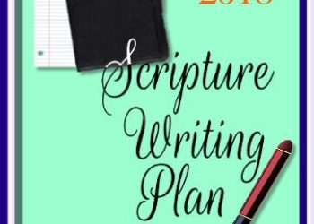 Scripture Writing Plan October 2018