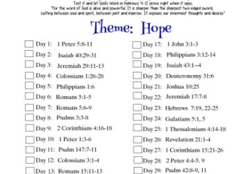 March 2019 Scripture Writing Challenge