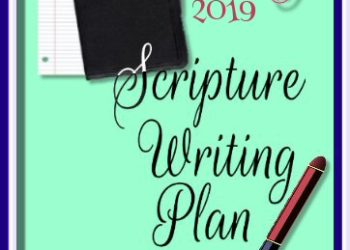 May 2019 Scripture Writing Plan