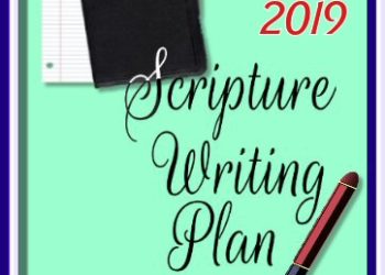 September 2019 scripture writing plan header