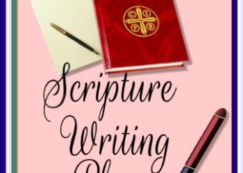 July 2020 scripture writing plan header