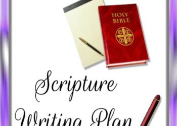 October 2021 Scripture Writing Plan header
